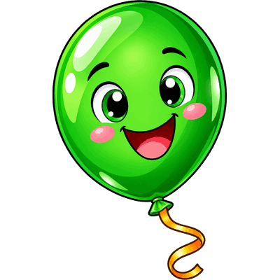 green balloon