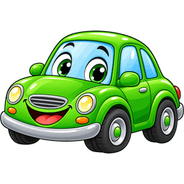 green car