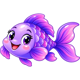 purple fish