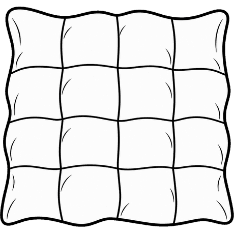 quilt (coloring outline)